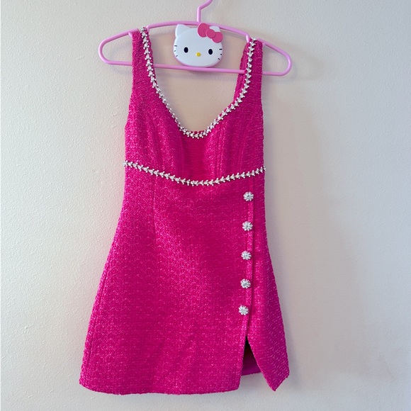 Self-Portrait Dresses & Skirts - NWT Self-portrait tweed pink dress Sz US 0